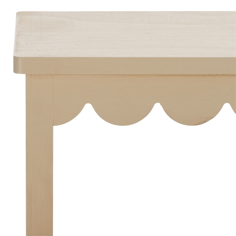 Pemberly Row Contemporary Wood 2 Stair Step Stool in Natural