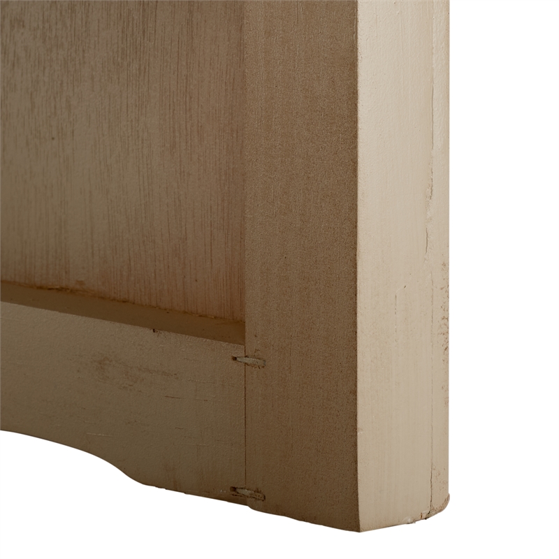 Pemberly Row Contemporary Wood 2 Stair Step Stool in Natural