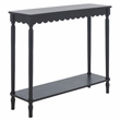 Pemberly Row Modern / Contemporary Wood Console in Matte Black