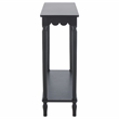 Pemberly Row Modern / Contemporary Wood Console in Matte Black