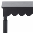 Pemberly Row Modern / Contemporary Wood Console in Matte Black