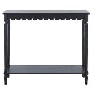 Pemberly Row Modern / Contemporary Wood Console in Matte Black