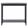 Pemberly Row Modern / Contemporary Wood Console in Matte Black