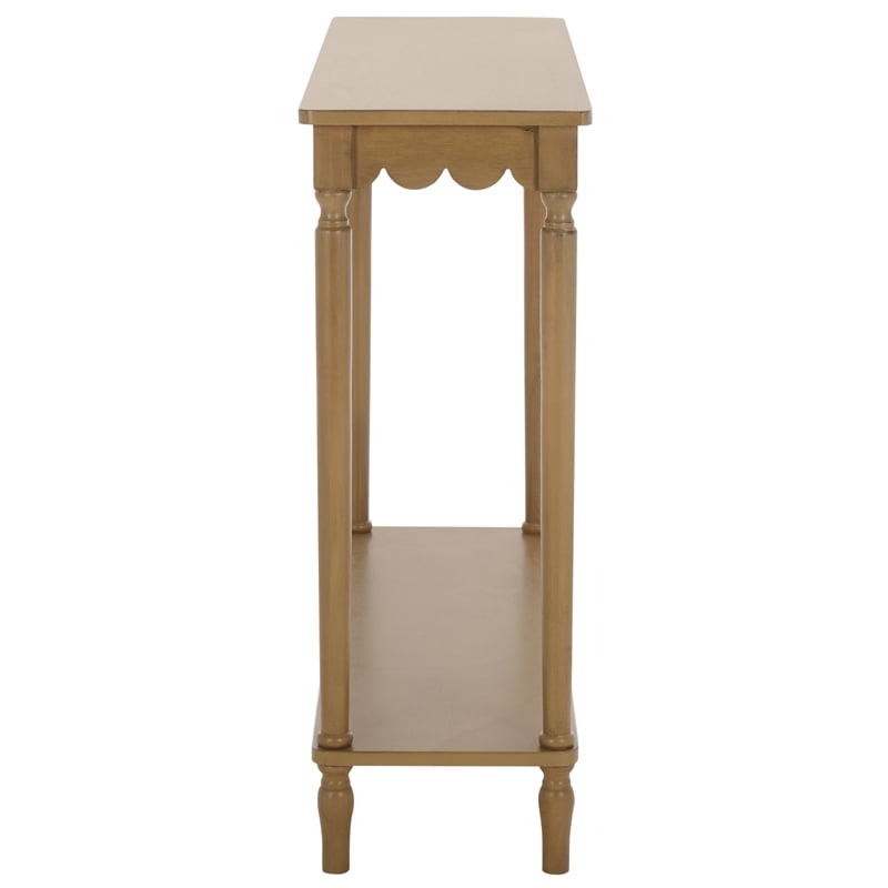 Pemberly Row Modern / Contemporary Wood Console in Brown Finish