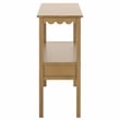 Pemberly Row Modern / Contemporary Wood Lower 2 Drw Console in Brown