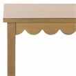 Pemberly Row Modern / Contemporary Wood Lower 2 Drw Console in Brown