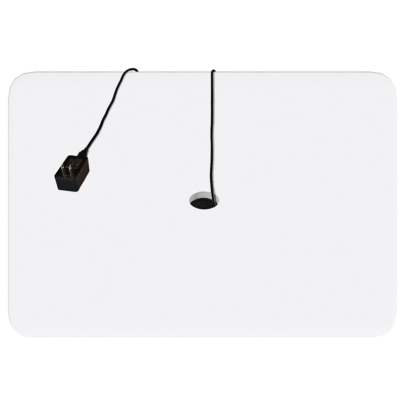 Pemberly Row 4-Shelf Wood Display Curio Cabinet with LED Lighting in White