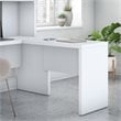 Pemberly Row 36W Desk Return in Pure White - Engineered Wood