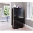 Pemberly Row 36-in Wide Metal 5 Drawer Lateral Filing Cabinet Black