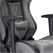 Pemberly Row Sport Polyurethane and Steel Frame XL-Ergonomic Gaming Chair - Gray