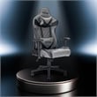 Pemberly Row Sport Polyurethane and Steel Frame XL-Ergonomic Gaming Chair - Gray