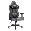 Pemberly Row Sport Polyurethane and Steel Frame XL-Ergonomic Gaming Chair - Gray