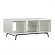 Pemberly Row Modern / Contemporary Engineered Wood Coffee Table in White