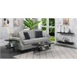 Pemberly Row Contemporary Contemporary Console Table/Desk in Black Wood Finish