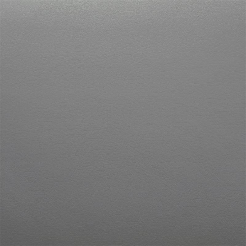 Pemberly Row Back in Motion Office Chair in Gray Bonded Leather