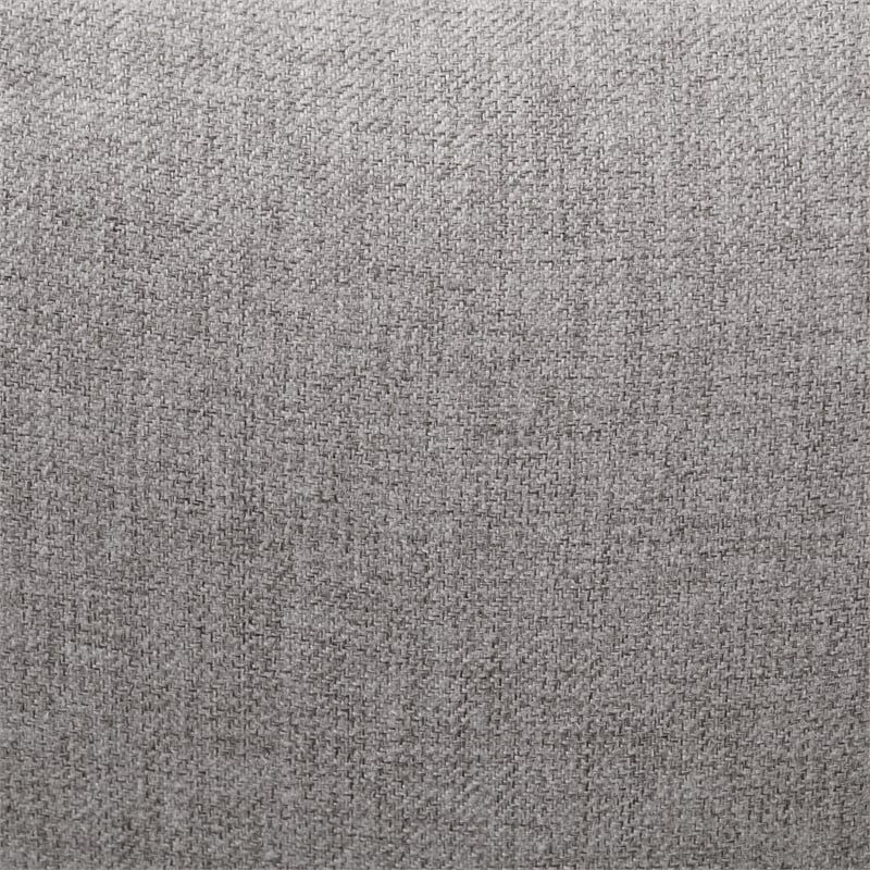 Pemberly Row Back in Motion Office Chair in Light Gray Fabric