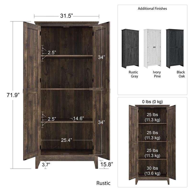 Pemberly Row Contemporary 31.5