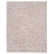 Pemberly Row 7' x 10' Pink Fabric Farmhouse Area Rug (7' x 10')