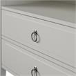 Pemberly Row Modern / Contemporary 2 Drawer Nightstand in Soft White