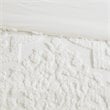 Pemberly Row 3-Piece Cotton Tufted Full/Queen Duvet Cover Set in Off White
