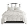 Pemberly Row 3-Piece Cotton Tufted Full/Queen Duvet Cover Set in Off White