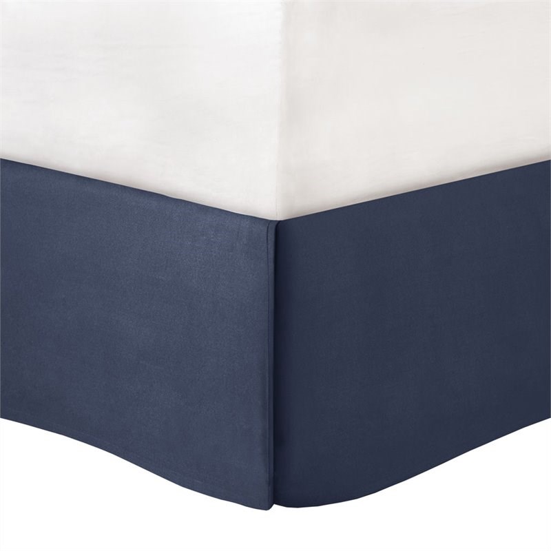 Pemberly Row 7-piece Microfiber Comforter with Sheet Set in Navy