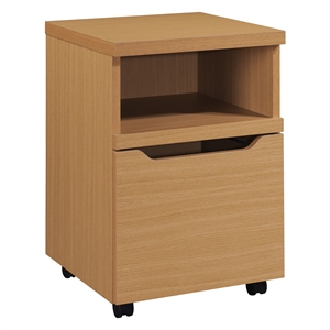 Pemberly Row Engineered Wood Rolling File with Lockdowel in Natural Finish