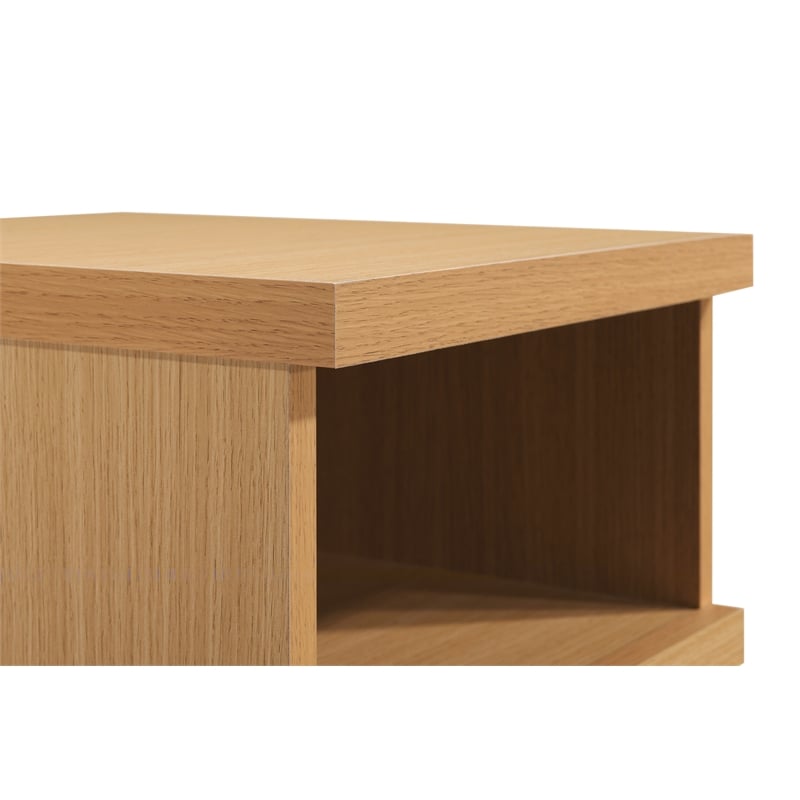 Pemberly Row Engineered Wood Rolling File with Lockdowel in Natural Finish