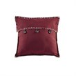 Pemberly Row Polyester Herringbone Reversible Daybed Cover Set in Red