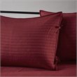 Pemberly Row Polyester Herringbone Reversible Daybed Cover Set in Red