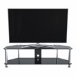 Pemberly Row Steel TV Stand w/ Cable Management for up to 65
