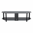 Pemberly Row Steel TV Stand with Cable Management for up to 65