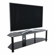 Pemberly Row Steel TV Stand with Cable Management for up to 65