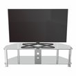 Pemberly Row Steel TV Stand w/ Cable Management for up to 65
