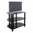 Pemberly Row Steel TV Stand with Cable Management for up to 32
