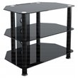 Pemberly Row Steel TV Stand with Cable Management for up to 32