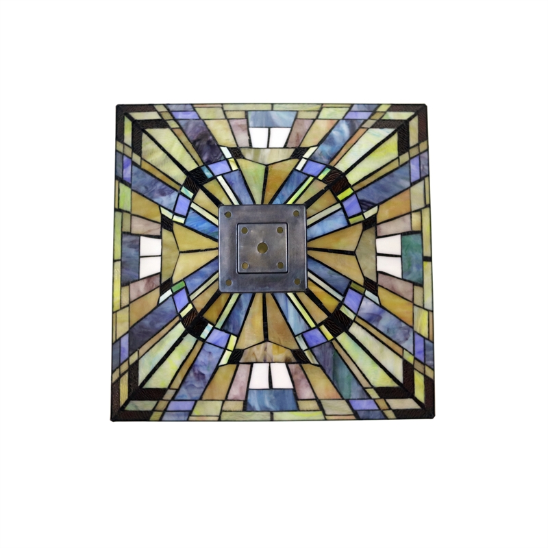 Pemberly Row Modern 2-Light Metal Floor Lamp in Blackish Bronze