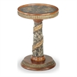 Pemberly Row Modern Wood Chair Side Table - Classic Chestnut