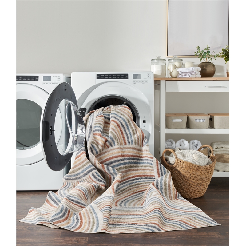 Pemberly Row Machine Washable 6'7