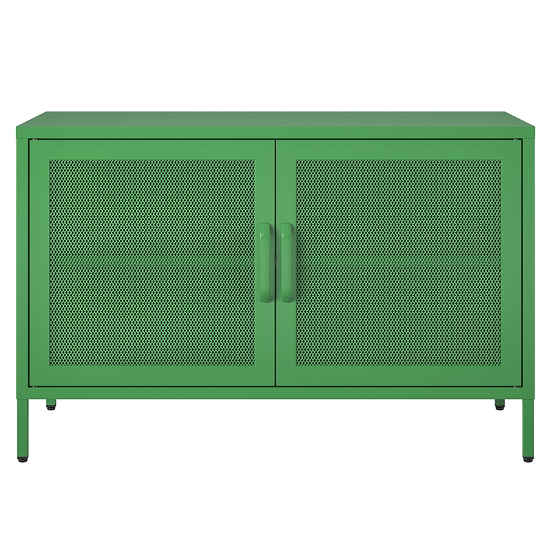 Pemberly Row Modern 2-Door Metal Storage Locker in Kelly Green