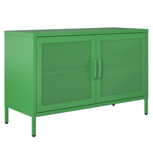 Pemberly Row Modern 2-Door Metal Storage Locker in Kelly Green