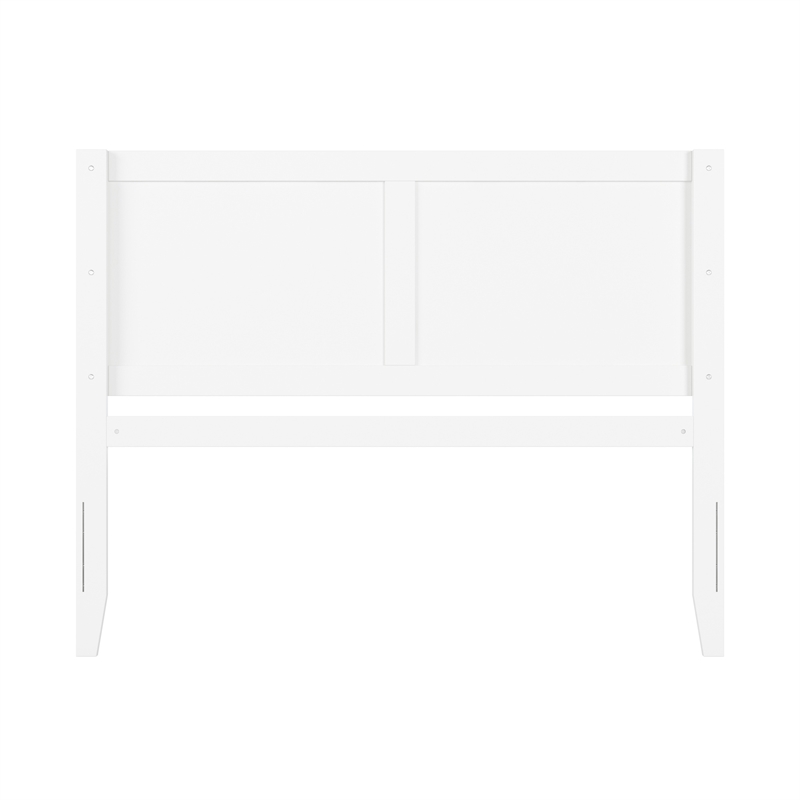 Pemberly Row Canyon Queen Wood Headboard in White
