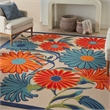 Pemberly Row 12' x 15' Multicolor Fabric Contemporary Area Rug (12' x 15')