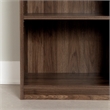 Pemberly Row Modern 5-Shelf Narrow Bookcase & Bookshelf in Natural Walnut
