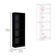 Pemberly Row Modern 3 Piece Living Room Set Black Engineered Wood