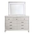 Pemberly Row 4-Piece Wood Queen Bedroom Set with Nightstand in White