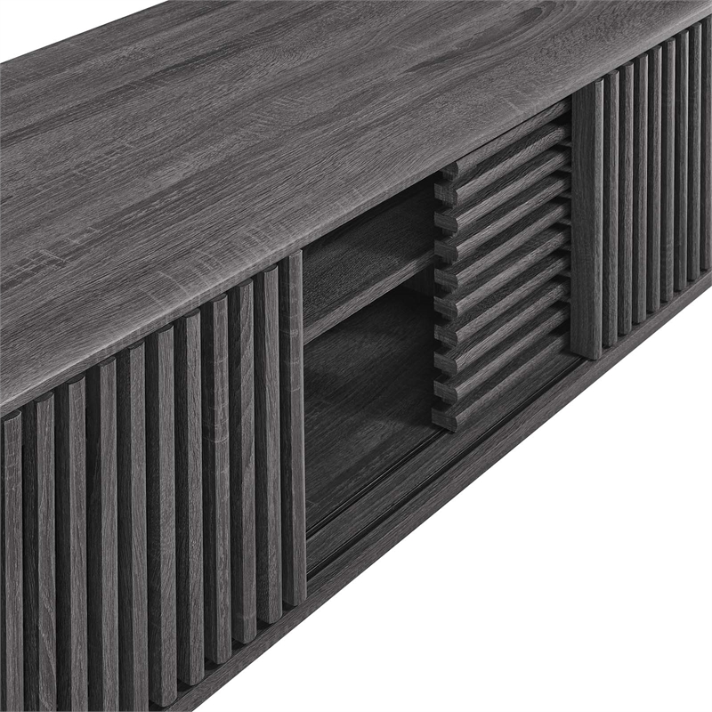 Pemberly Row Modern Wood TV Stand for TVs up to 65