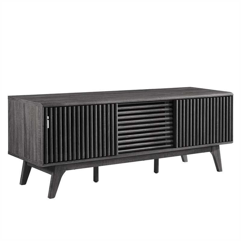 Pemberly Row Modern Wood TV Stand for TVs up to 65