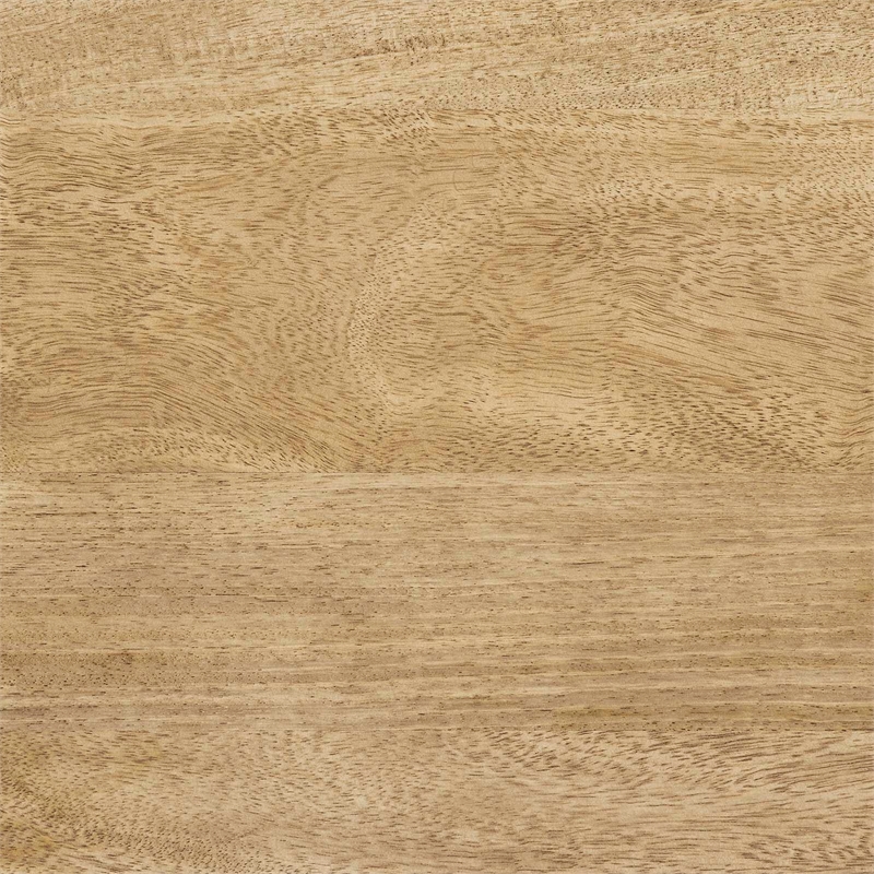 Pemberly Row Wood Console Table with Adjustable Foot Pads in Oak