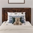 Pemberly Row Canyon Twin Wood Headboard in Barnwood
